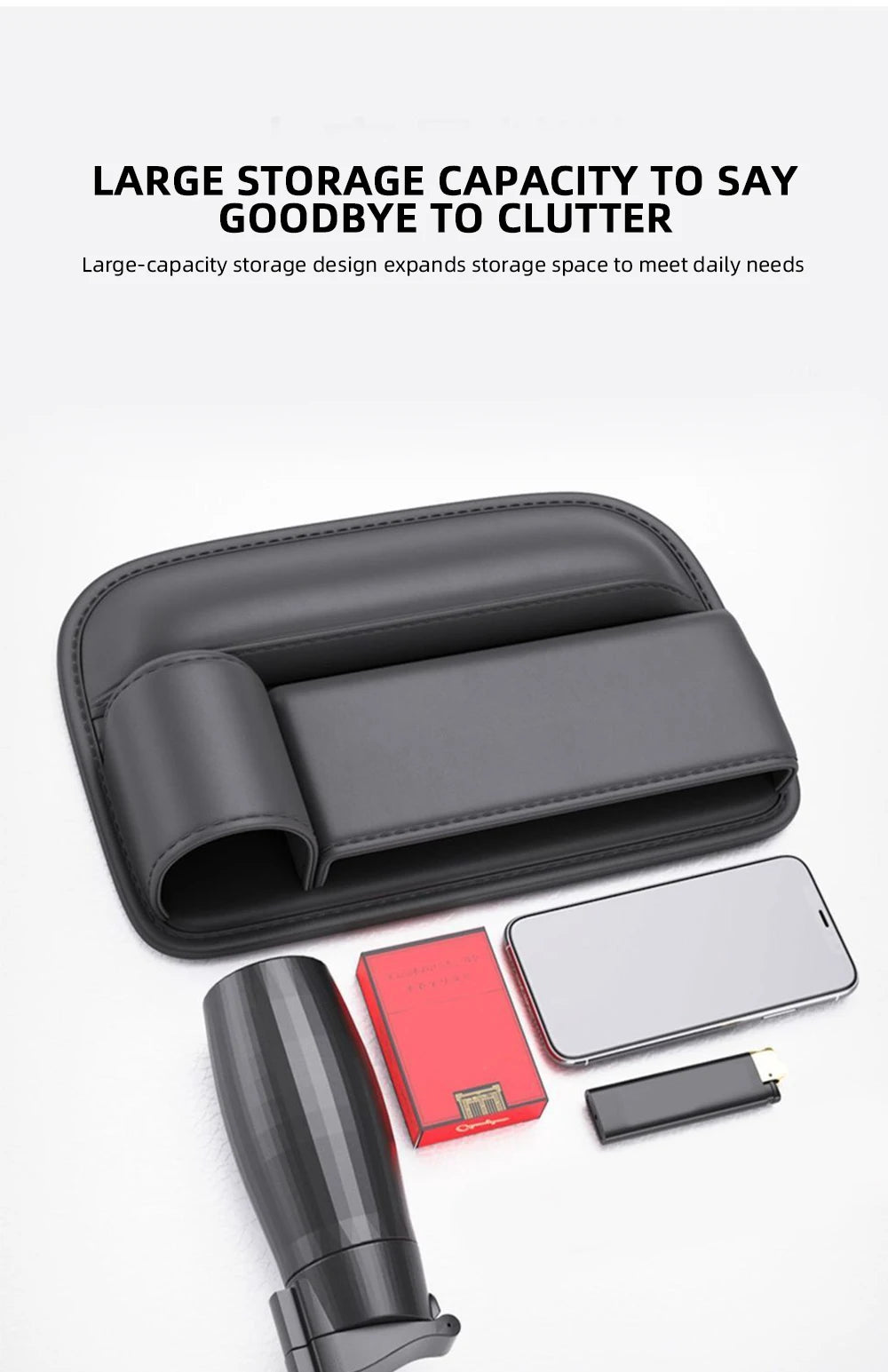Car Seat Gap Organizer with Cup Holder