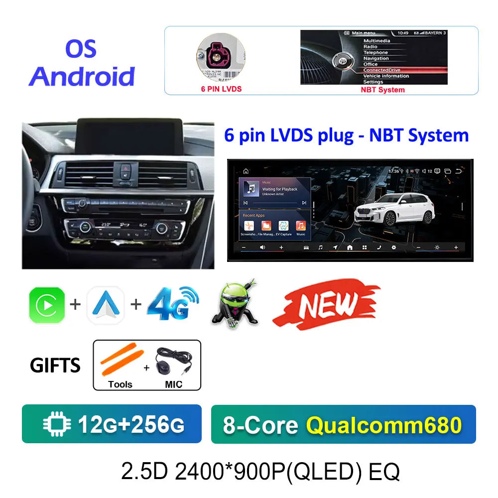 BMW 3/4 Series Android 15 Multimedia Player with CarPlay (F30-F36) - image 10