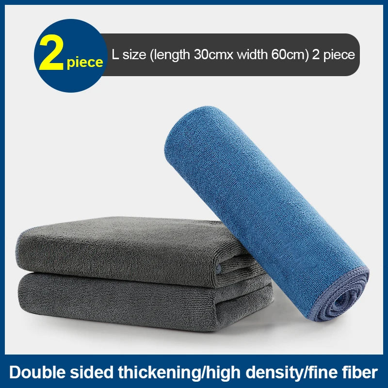 Thick Double Layer Microfiber Car Washing & Drying Towels