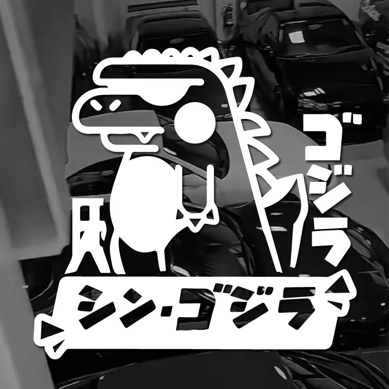 Cute Cartoon Dinosaur Vinyl Sticker for Cars, Trucks and Laptops