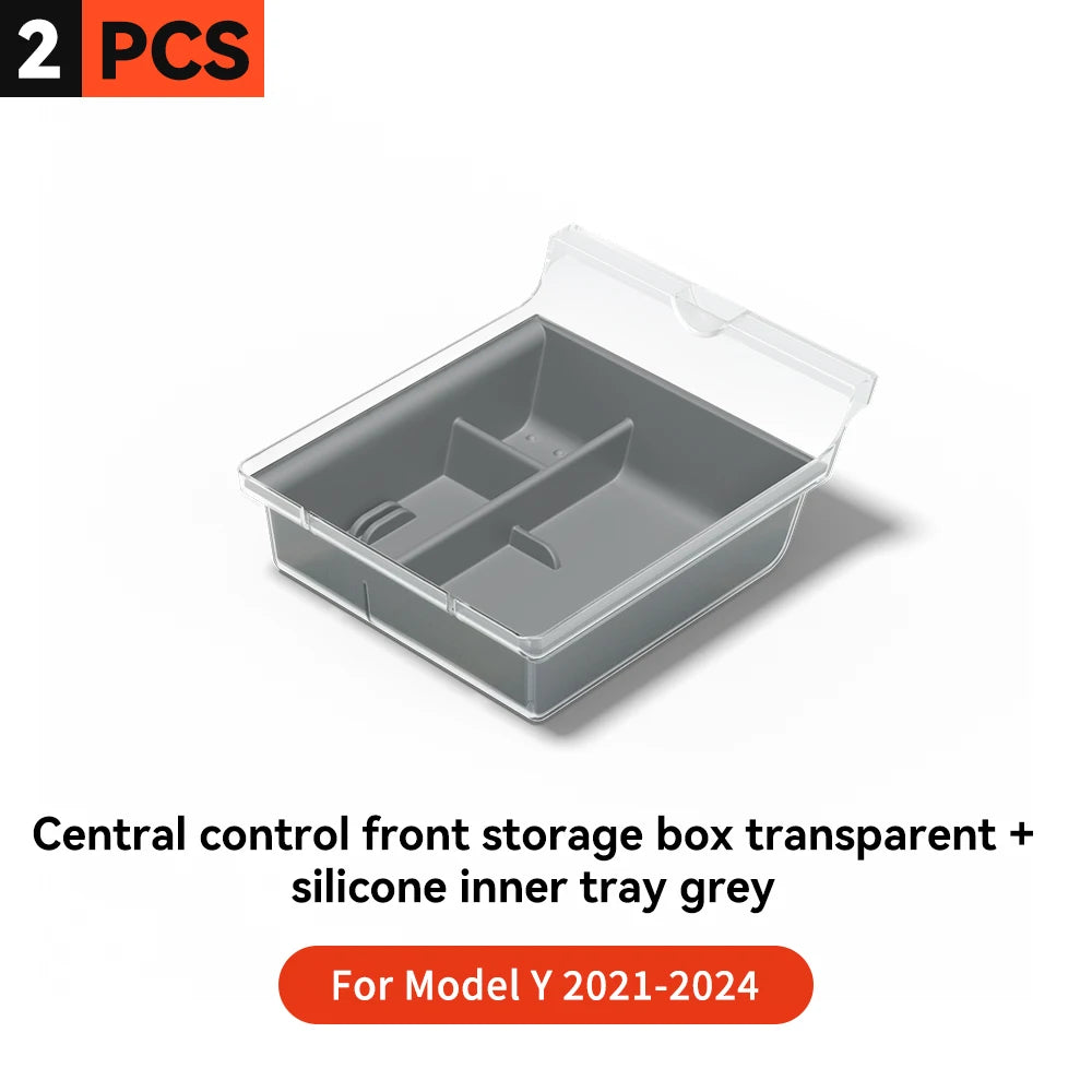Center Console Storage Box for Tesla Model 3 and Model Y