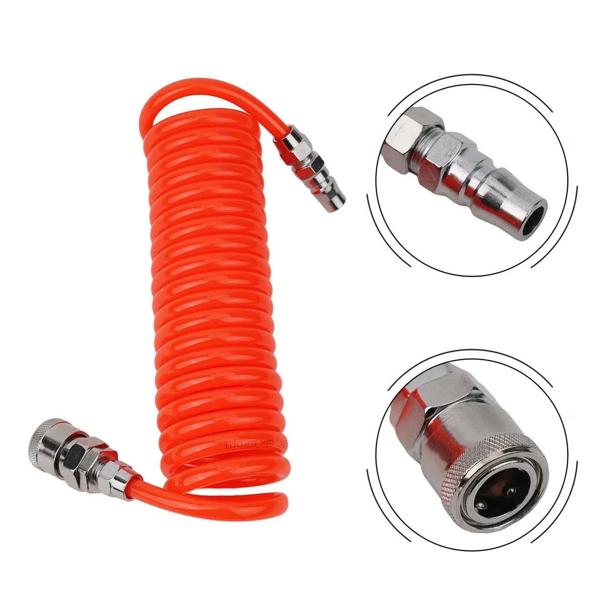 Pneumatic Tools Hose Air Pneumatic Hose Spiral Pipe Air Compressor Hose Long Pneumatic  Hose Air Compressors Outer Diameter