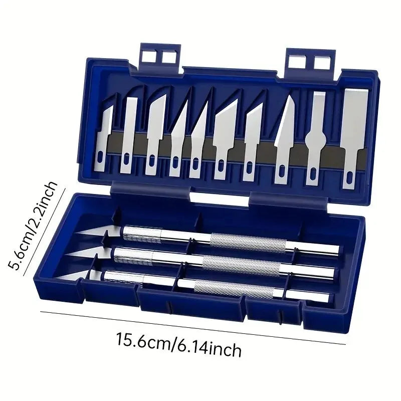 13-Piece Precision Carving Knife Set for Paper, Crafts & Repair