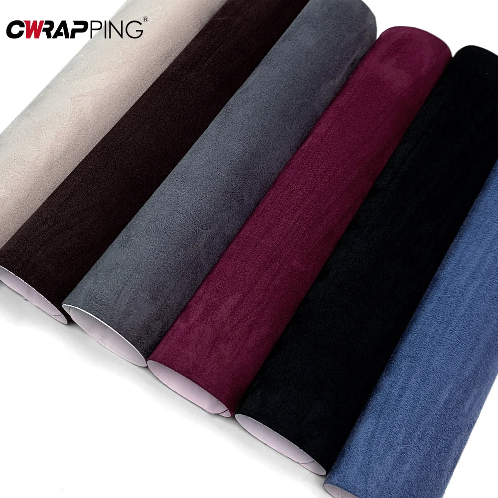 Car Interior Suede Film Roll Self-Adhesive Vinyl Wrap Repair