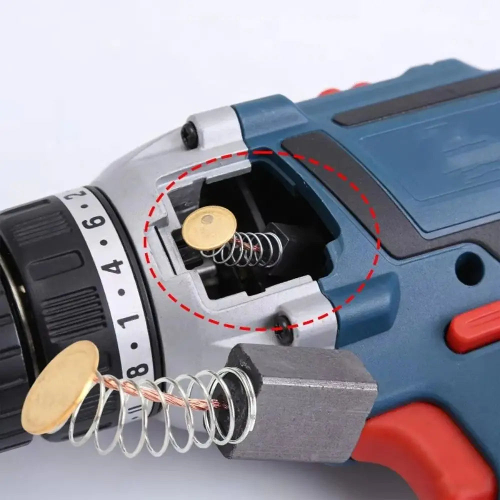 50-Piece Carbon Brush Replacement Kit for Power Tools & Motors - image 3