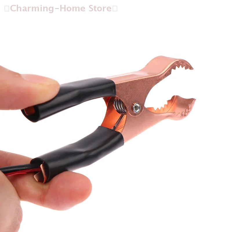 【M】1 Piece 12V 50A Female Batteries Socket Plug Car Battery Terminal Clamp Clip Cigarette Power Socket Adaptor