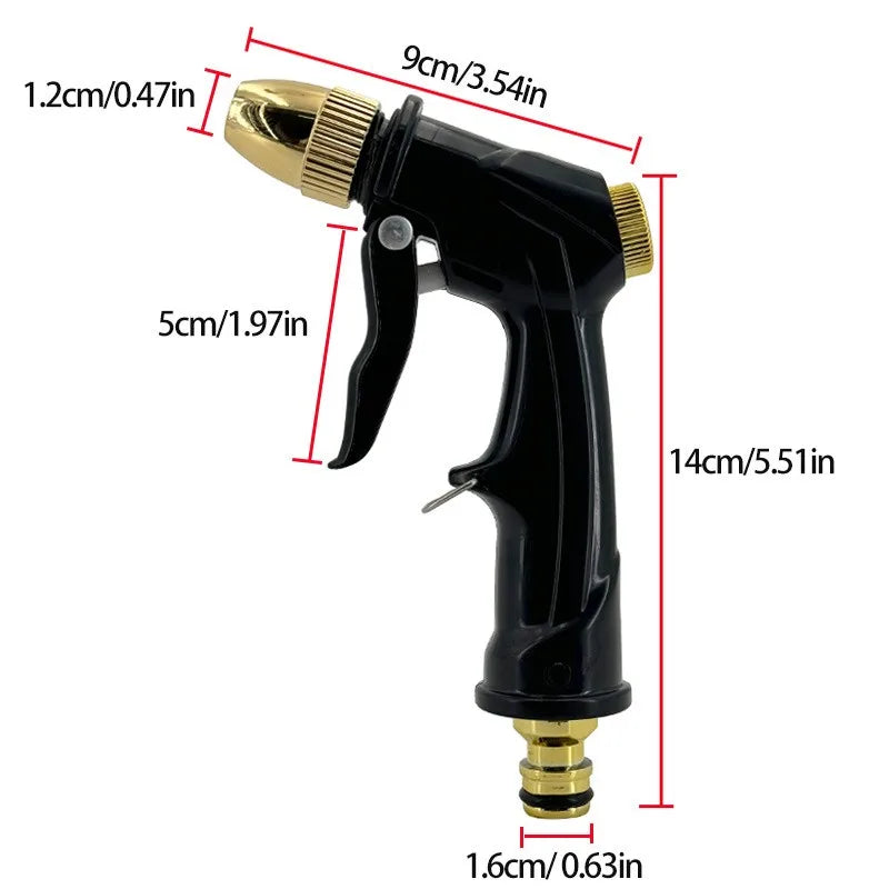 Pressure Washer Plastic Water Gun Garden Hose Nozzle Spray Car Wash Cleaning Tool Water Jet Sprinkler
