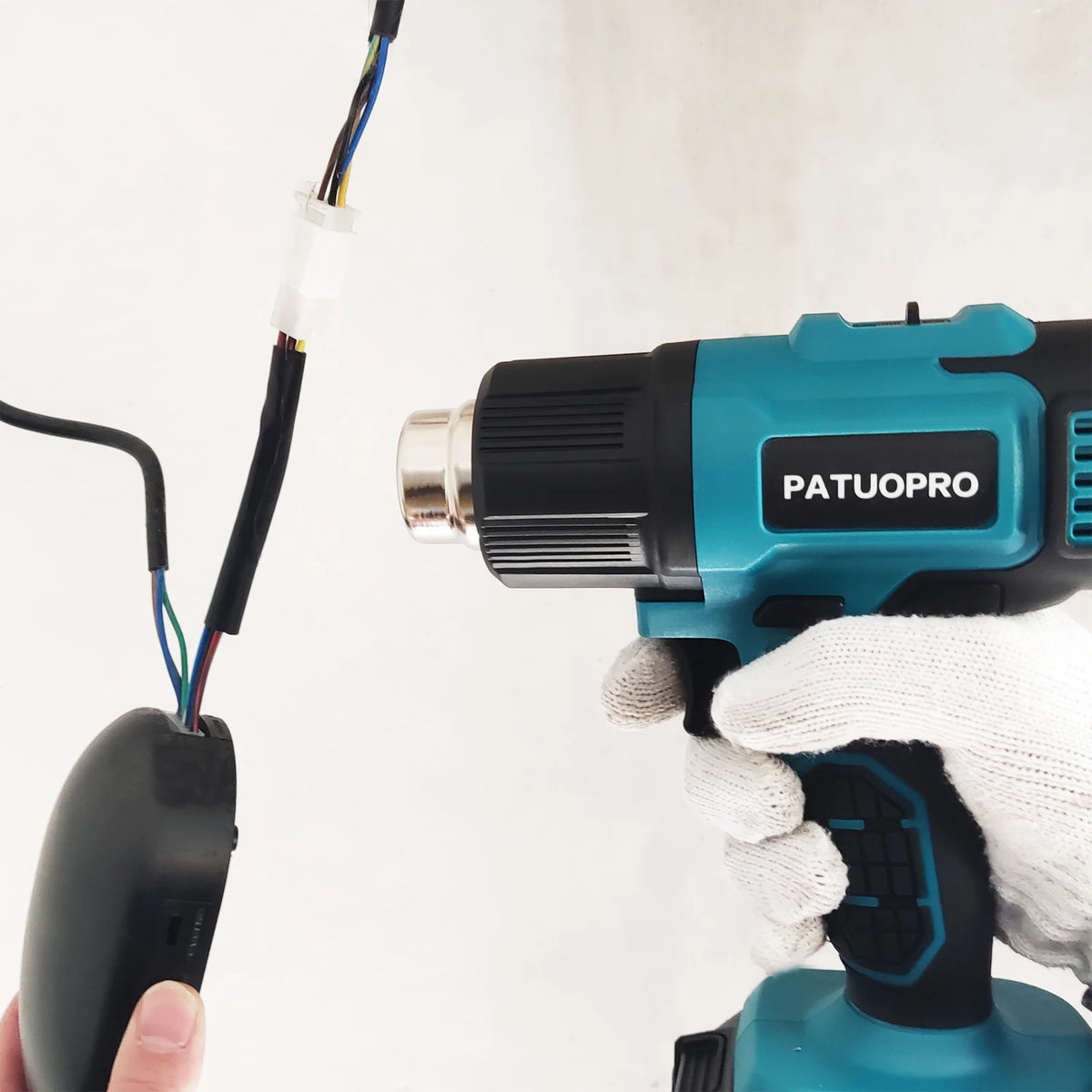 Cordless Hot Air Heat Gun Industrial Handheld Adjustable Temperature 18V (No Battery)