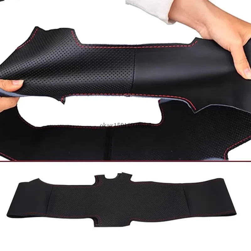 Genuine Leather Steering Wheel Cover for Dodge RAM 2012-2022 - image 2
