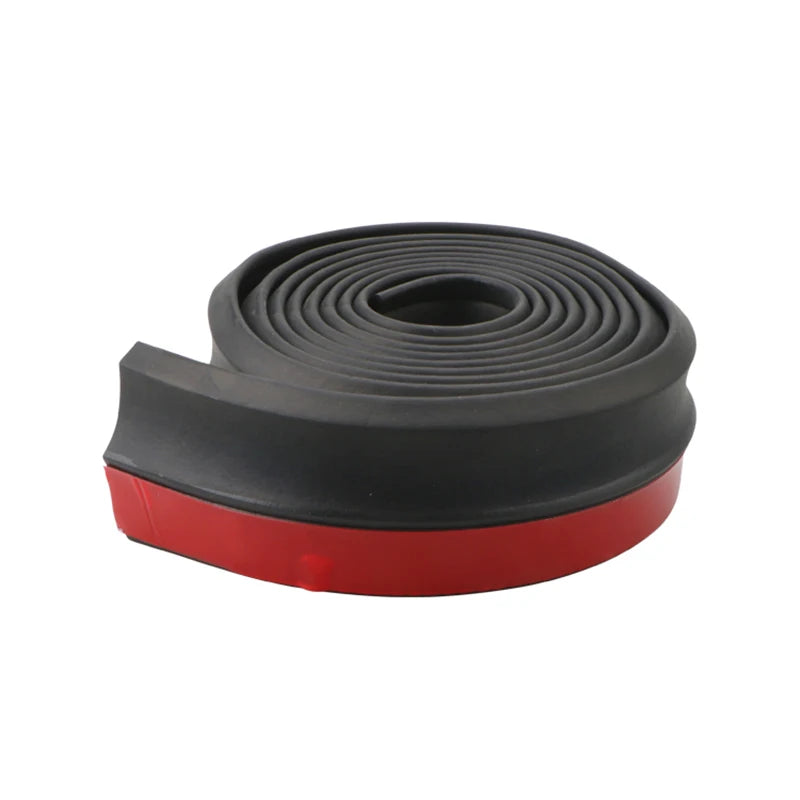 Universal Front Bumper Lip Rubber Protector Strip, 60mm x 2.5m