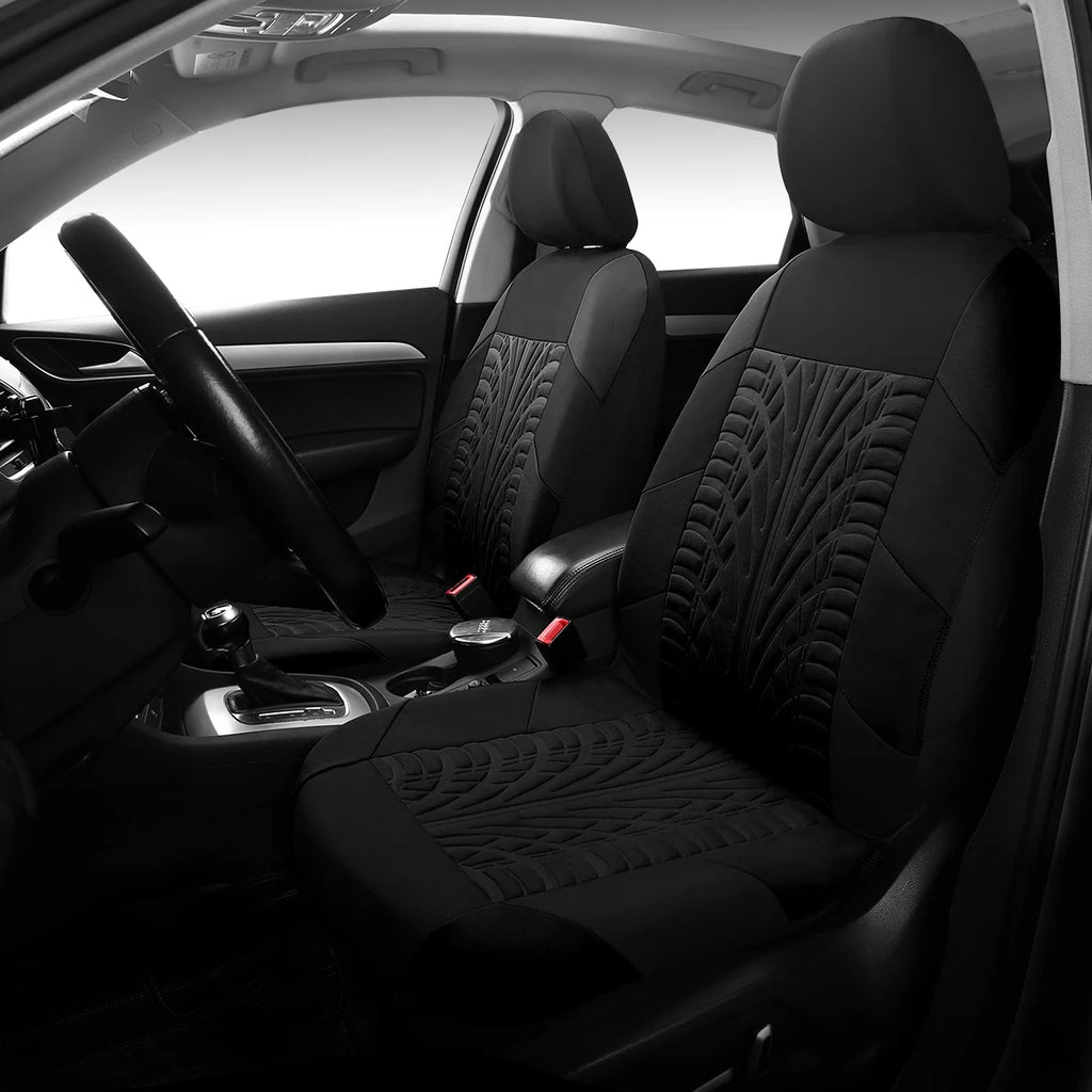 Universal Polyester Car Seat Covers, 4-Piece Front or 9-Piece Full Set