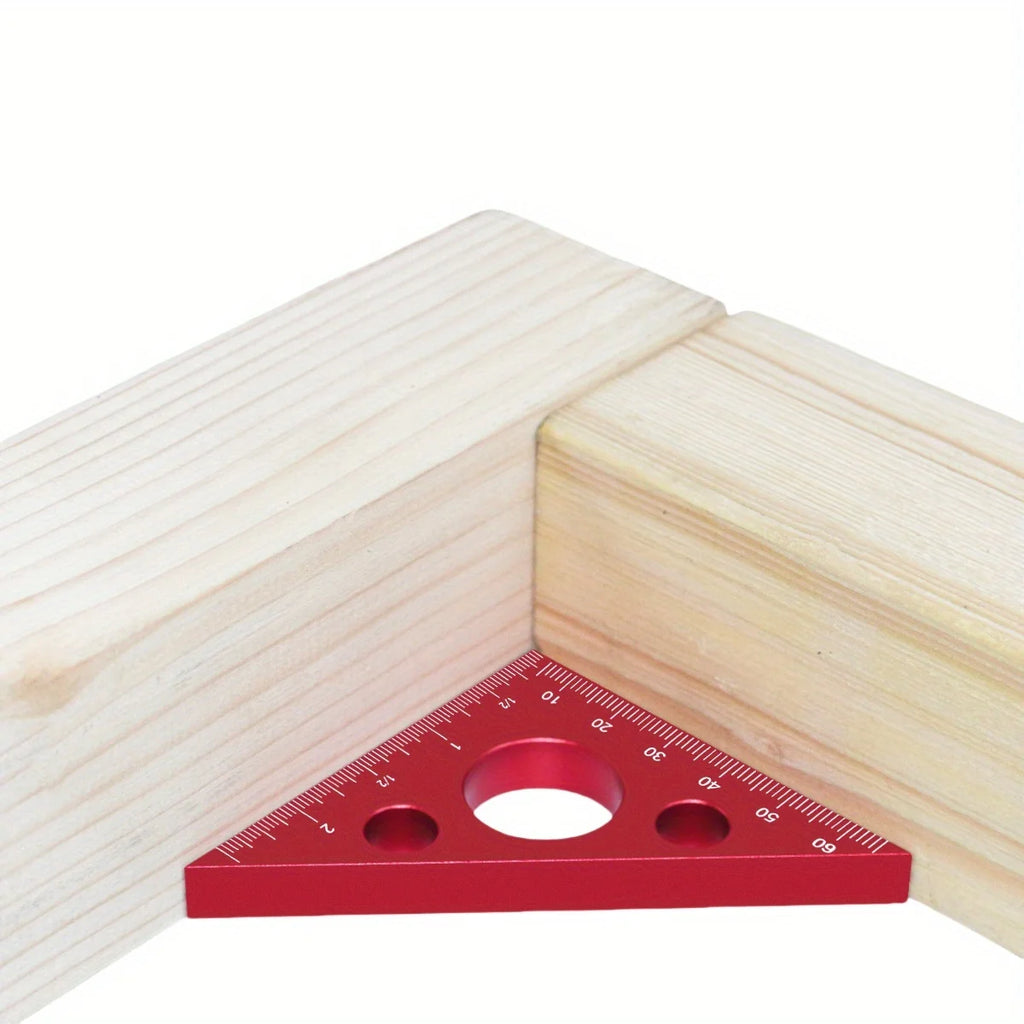 Aluminum Woodworking Triangle Square 90° Ruler Metric/Inch - image 18