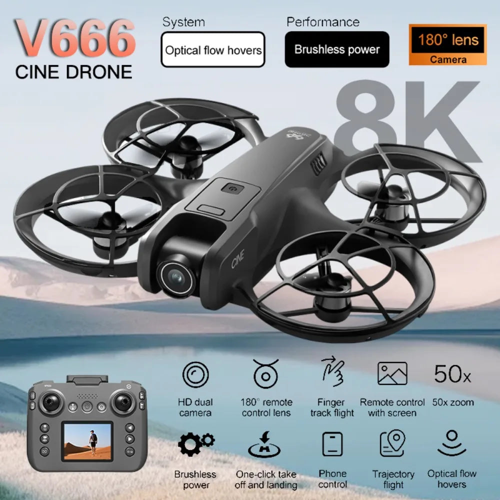 Lenovo V666 Drone with 8K Dual Camera, 5G WiFi & Obstacle Avoidance - image 7