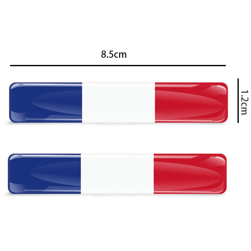 3D Reflective National Flag Decals for Car and Motorcycle - view 6