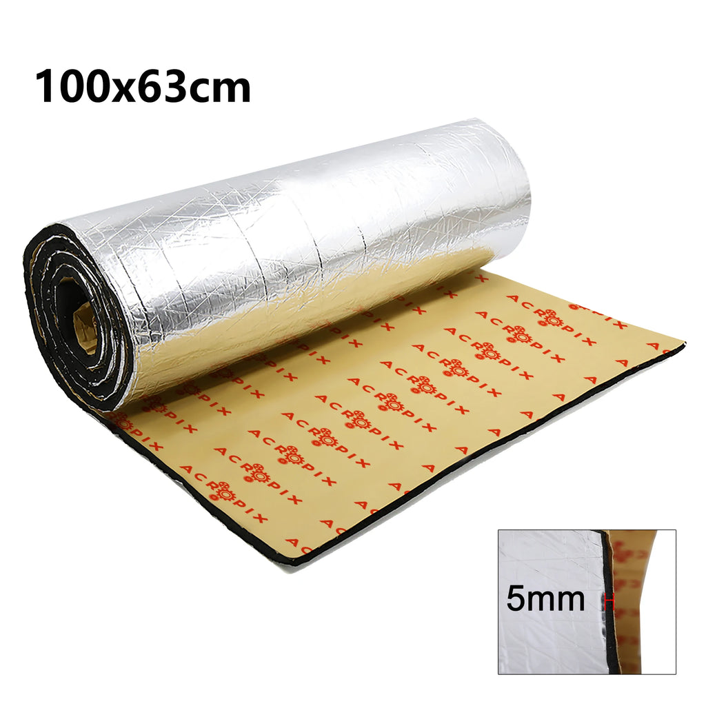 Sound deadening foam roll 4mm, 40x420cm acoustic insulation mat, around 18 square feet