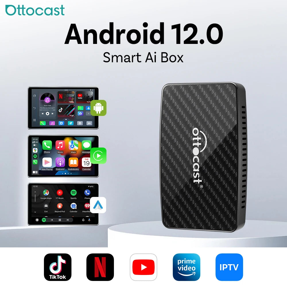 Ottocast Play2Video PRO: Wireless CarPlay & Android Auto Adapter - image 3