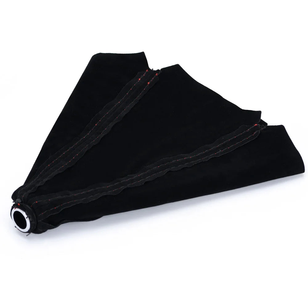 Universal Manual Shift Boot Cover, Suede or PU with Colored Stitch