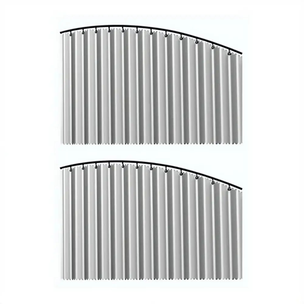 Car Side Window Pleated Sun Shades with Slide Track