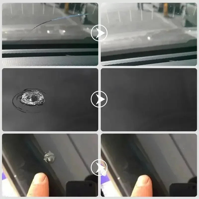 Invisible Windshield Crack Repair Kit - DIY Auto Glass Fix for Chips & Scratches! Save $$$ on Car Window Restore Resin