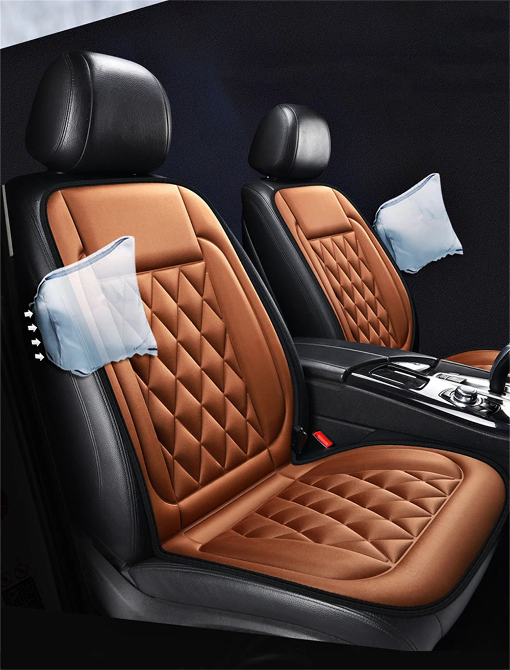 12V Heated Car Seat Cushion with High and Low Settings