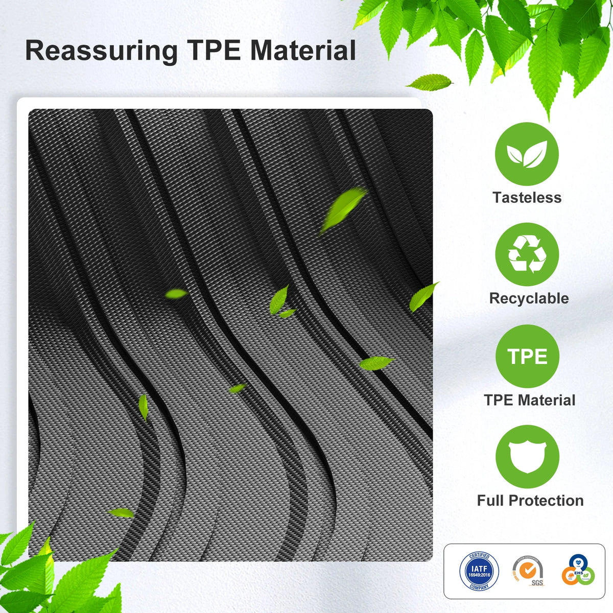 TPE 3D Floor Mats for Leapmotor T03 EV 2024-2026 - Odorless & Durable - image 3