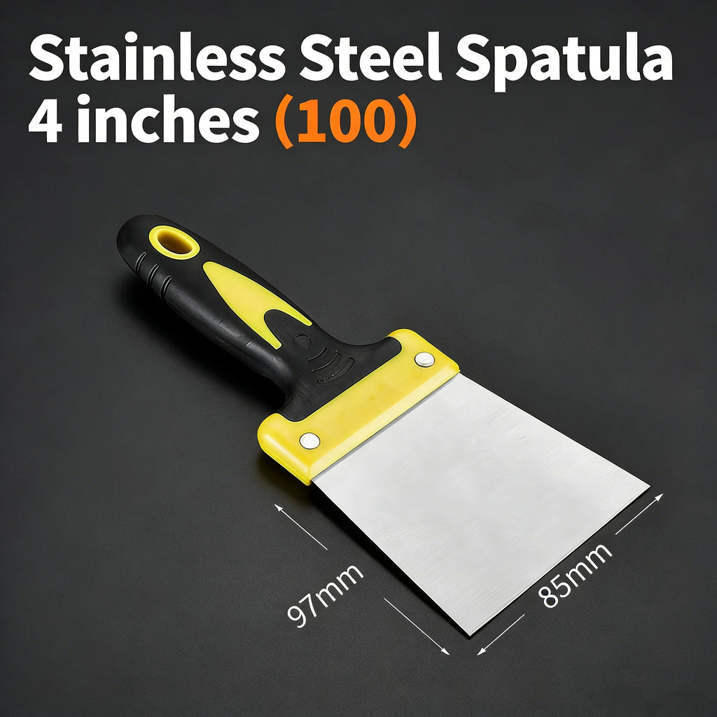 Stainless Steel Putty Knife Paint Scraper Taping Knife for Drywall Wallpaper Plaster