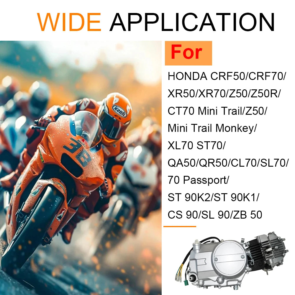 140cc 4-Stroke Engine Kit with 4-Speed for Honda CRF50, XR50, Z50