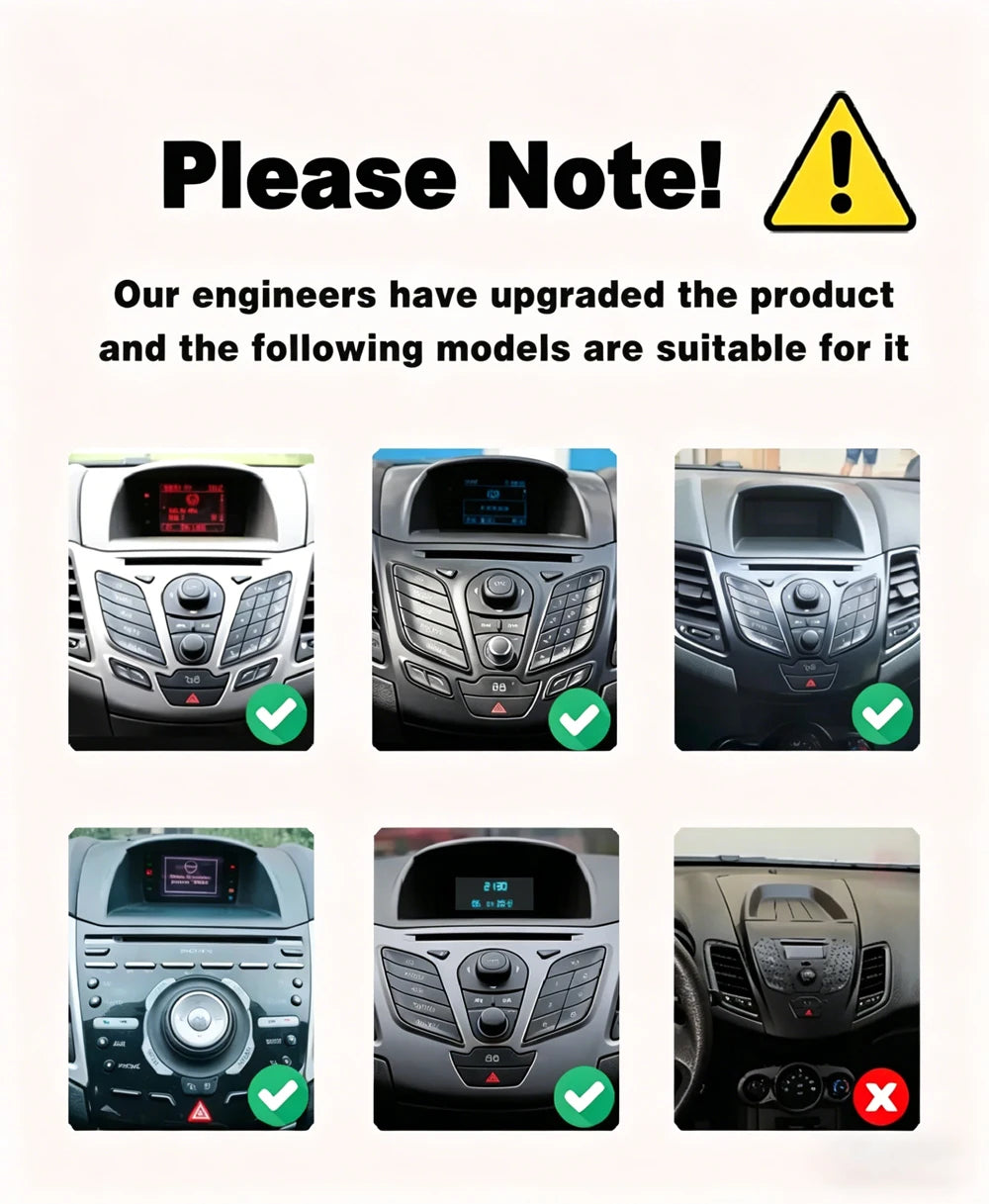 9.7" Android Car Stereo + CarPlay for Ford Fiesta MK6/MK7 - image 2