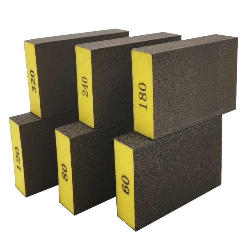 6-Piece Sanding Sponge Block Set – 60 to 320 Grit