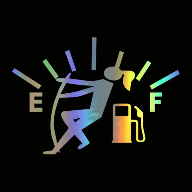 Funny Fuel Gauge Vinyl Car Sticker