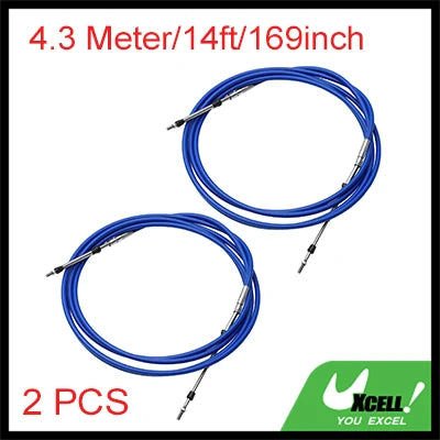 Marine Throttle and Shift Control Cable Pair for Outboard Motors