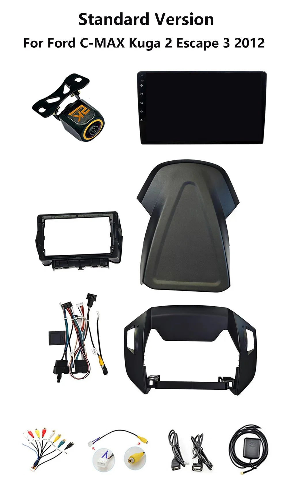 Ford C-MAX/Kuga/Escape Car Radio with GPS & Wireless CarPlay - image 3