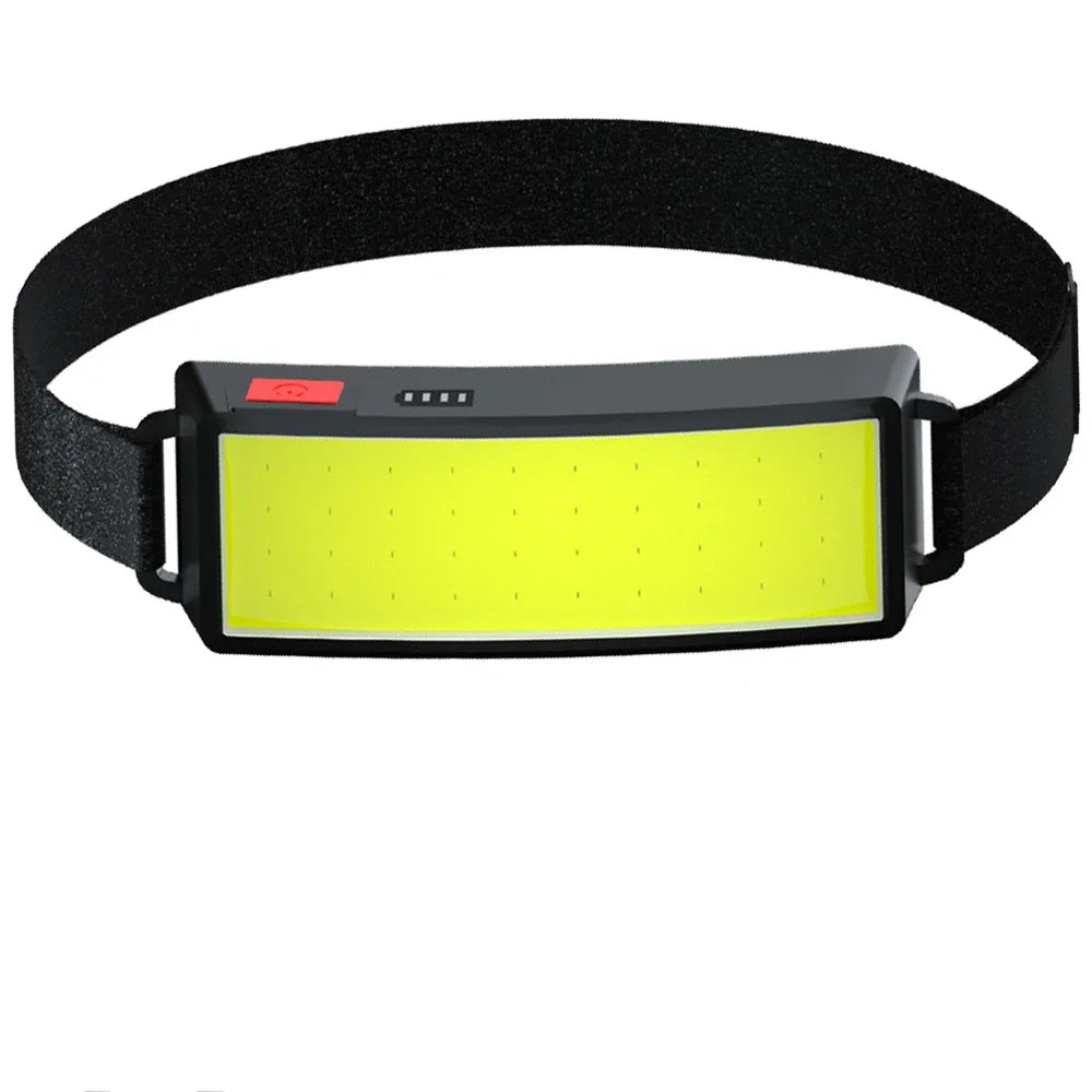 Motion Sensor LED Headlamp, Rechargeable with 5 Modes for Camping & Fishing
