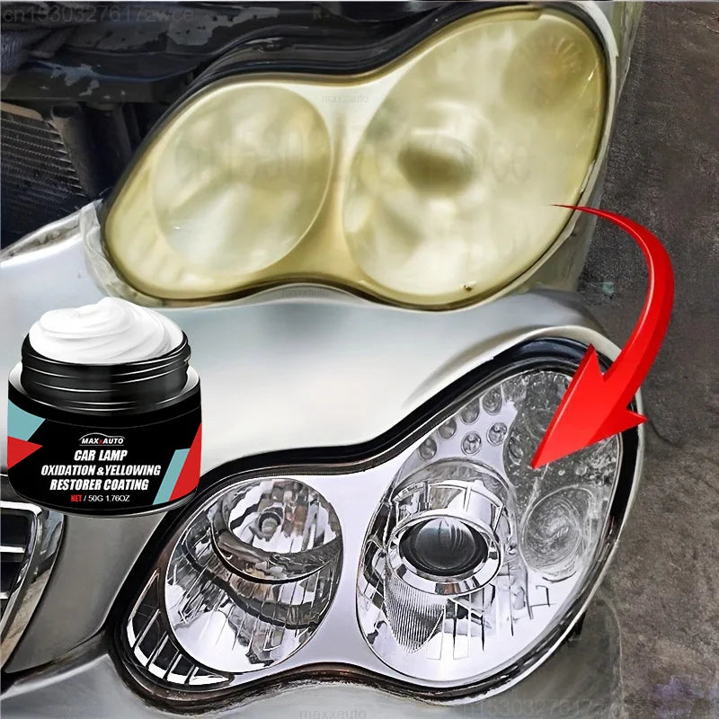 Headlight Restoration Polishing Paste