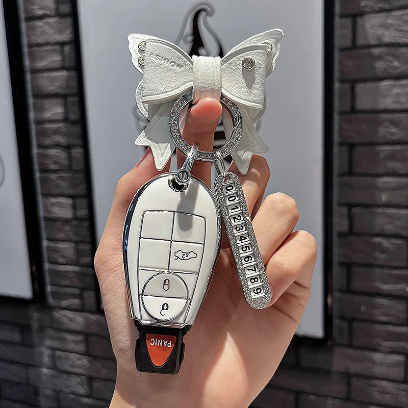 TPU Car Key Cover for Jeep & Dodge Models – Durable Fob Case - image 3