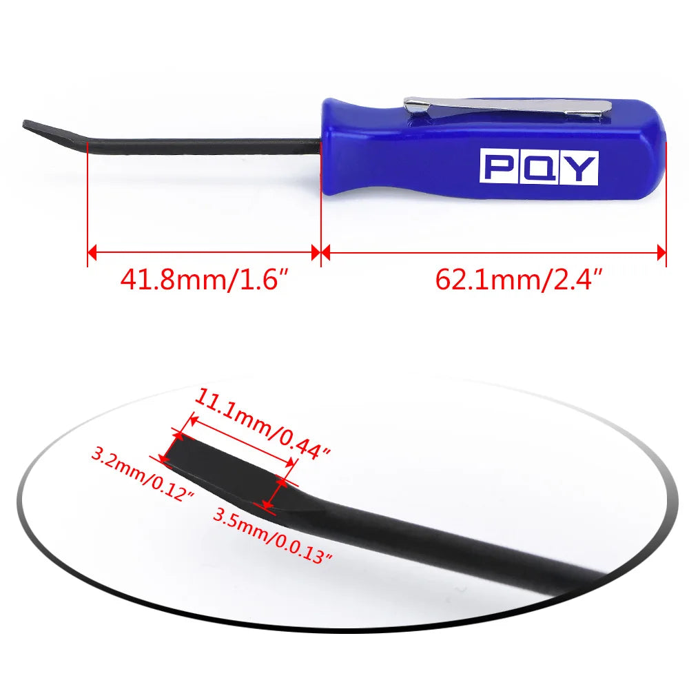 3Pocket Pry Bar Short Angled Operating Handy Tool 4-Sided Grip Car Repair Remove Tools WLR-GJ005-QY