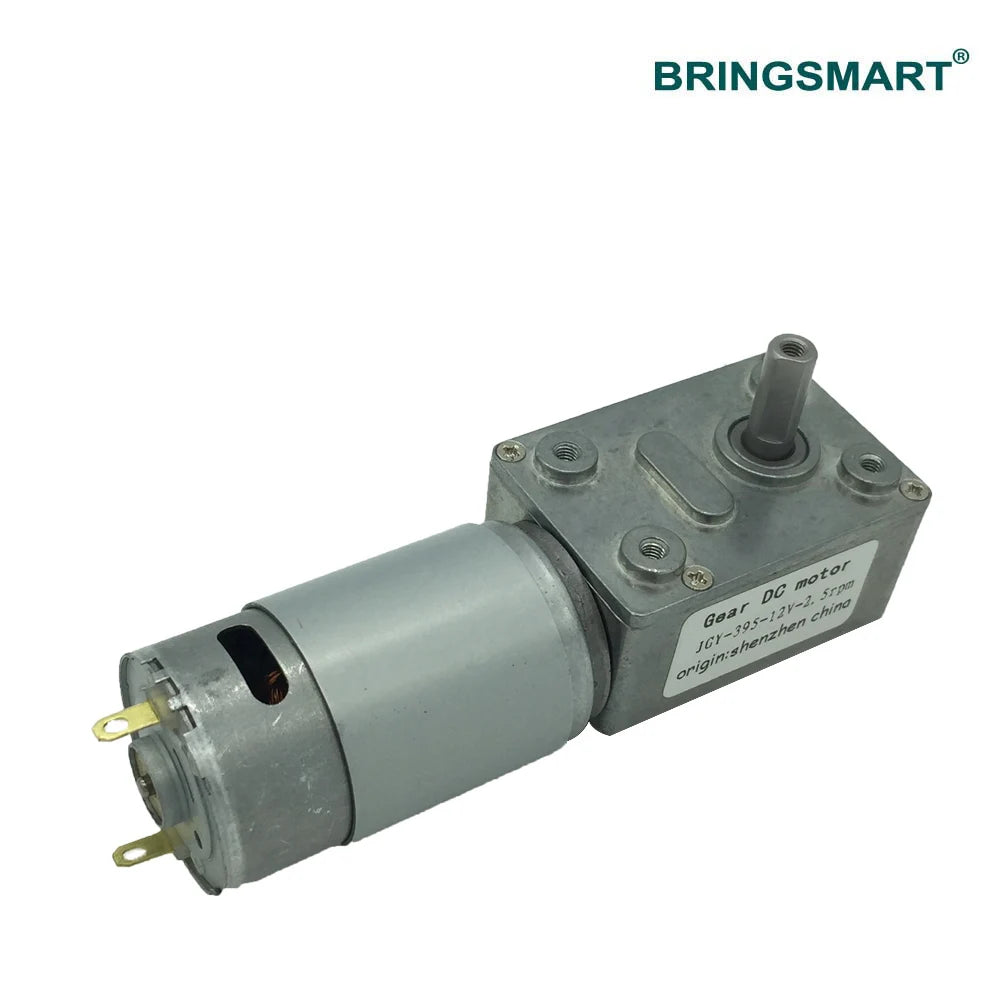 12V/24V DC Worm Gear Motor, Low Speed 2.5-210RPM