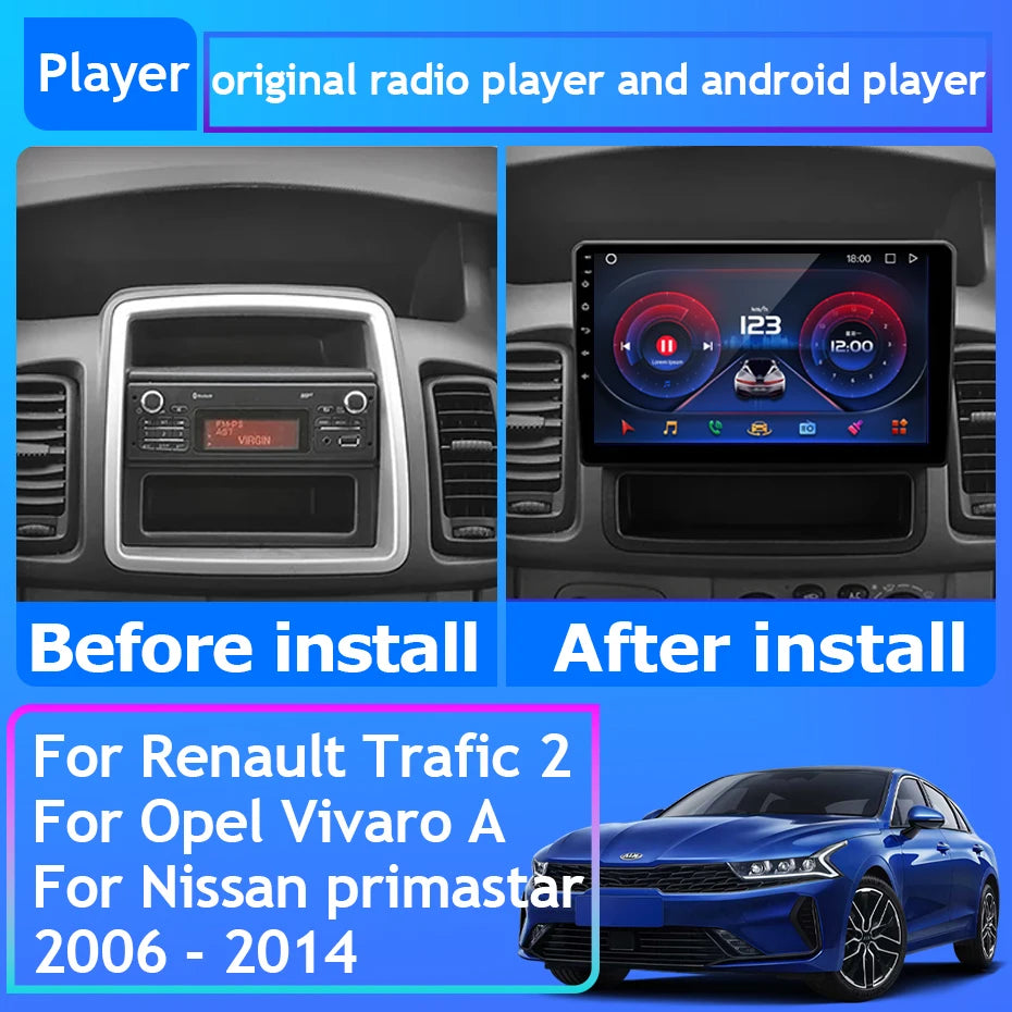 Android Car Radio for Renault Trafic, Vivaro, Primastar (2001-2014) - image 2