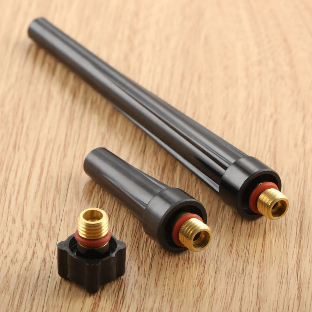 3x TIG Welding Machine Accessories Welding Torch Long Mid Short Tig Back Caps 41V24 41V35 41V33 For WP-9/20/25