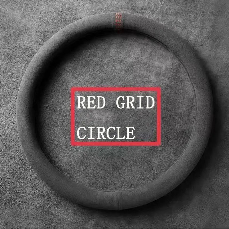 Ultra-Thin Non-Slip Steering Wheel Cover, Round or D-Shape
