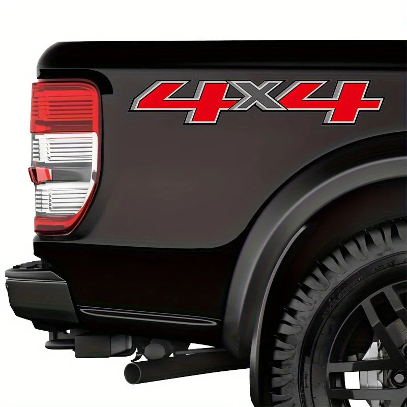 4x4 Truck Bed Side Decals, 2 pcs