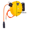 Automatic Retractable Air Hose Reel with 10M Air Hose Slow Retraction for Outdoor Car Washing Workshop Garage Garden Watering