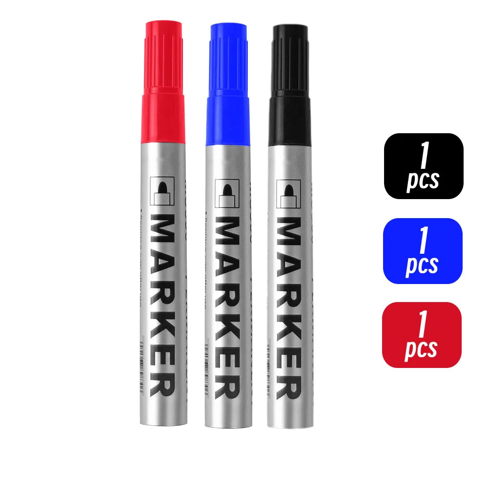 Permanent Paint Marker Pen, Waterproof Black, Quick-Drying for Tires