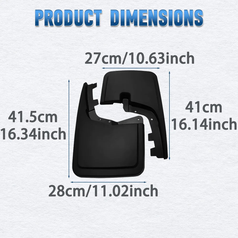 For Ford F-150 2021-2025 ( Not Fit Raptor Models) Front and Rear Wheel Fender Accessories PP Fender Splash Guards