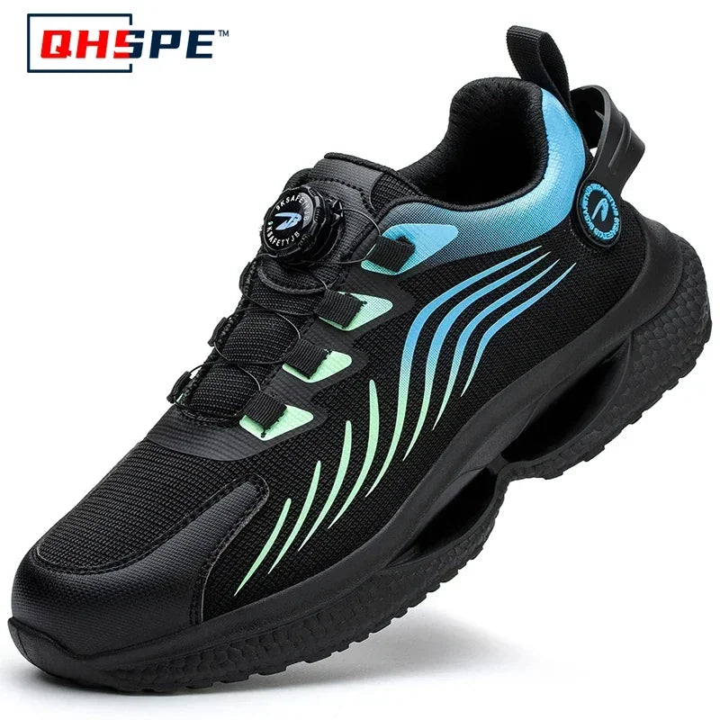 Men's Rotating-Buckle Anti-Smash Safety Sneakers - image 33