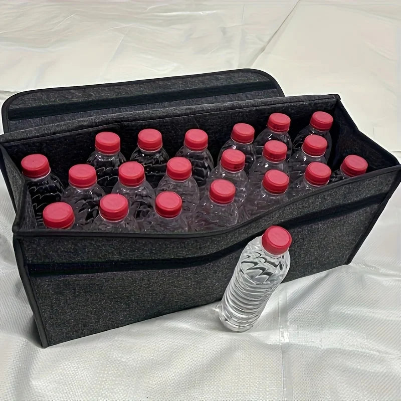 Foldable Car Trunk Organizer with Handles