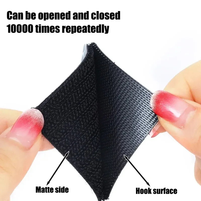 Hook-and-Loop Floor Mat Fixing Stickers, 1 to 25 Pairs