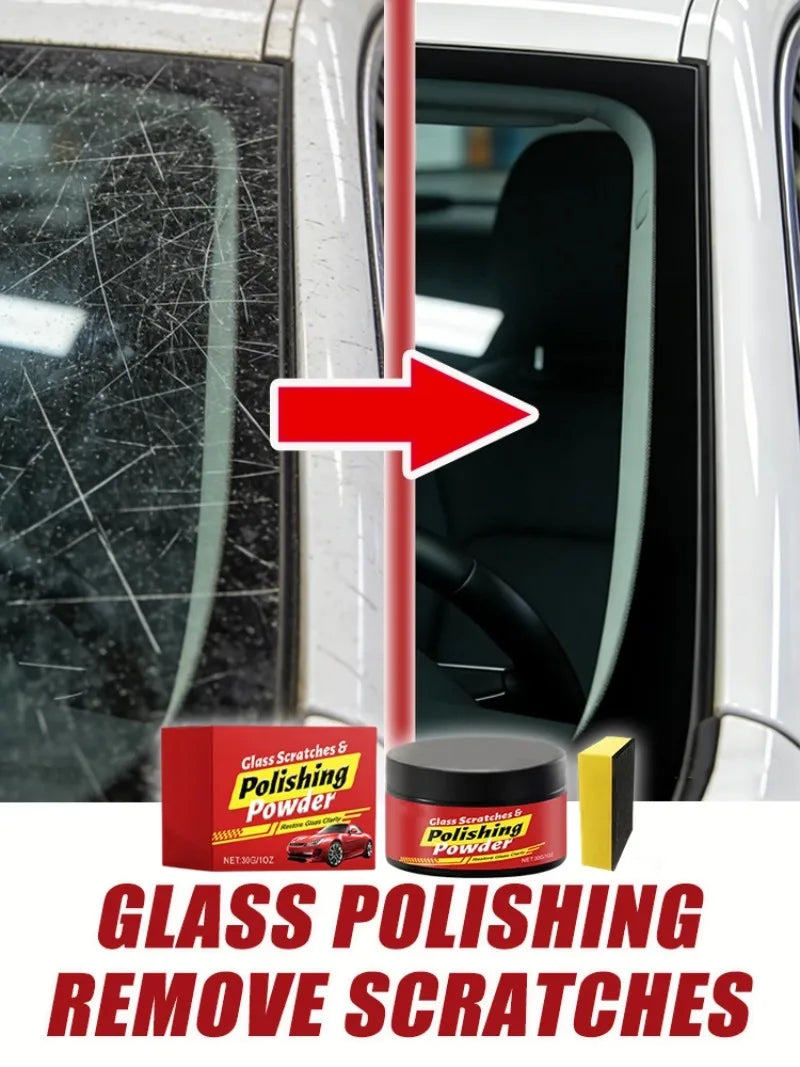 Car Glass Scratch Repair Polishing Powder for Window Surfaces