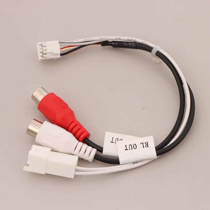 8P RCA Male/Female Plug Cable for Car Audio Systems - image 2