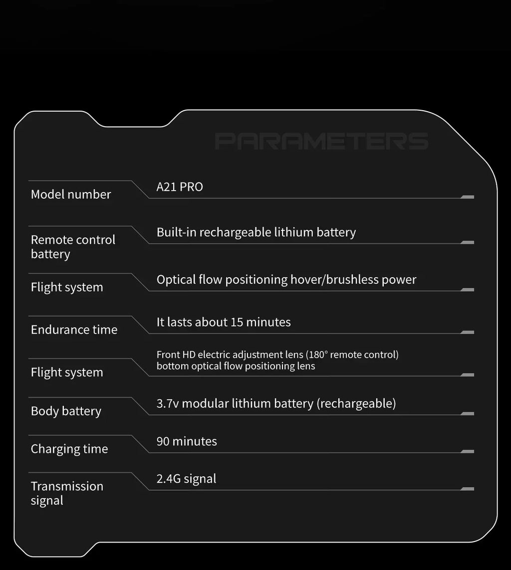 A21 PRO 8K Dual Camera Drone with Screen Brushless Obstacle Avoidance - image 18